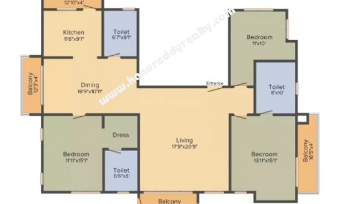 3 BHK Flat for Sale in Mandaveli